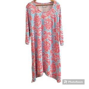 Caribbean Joe Floral Dress XL